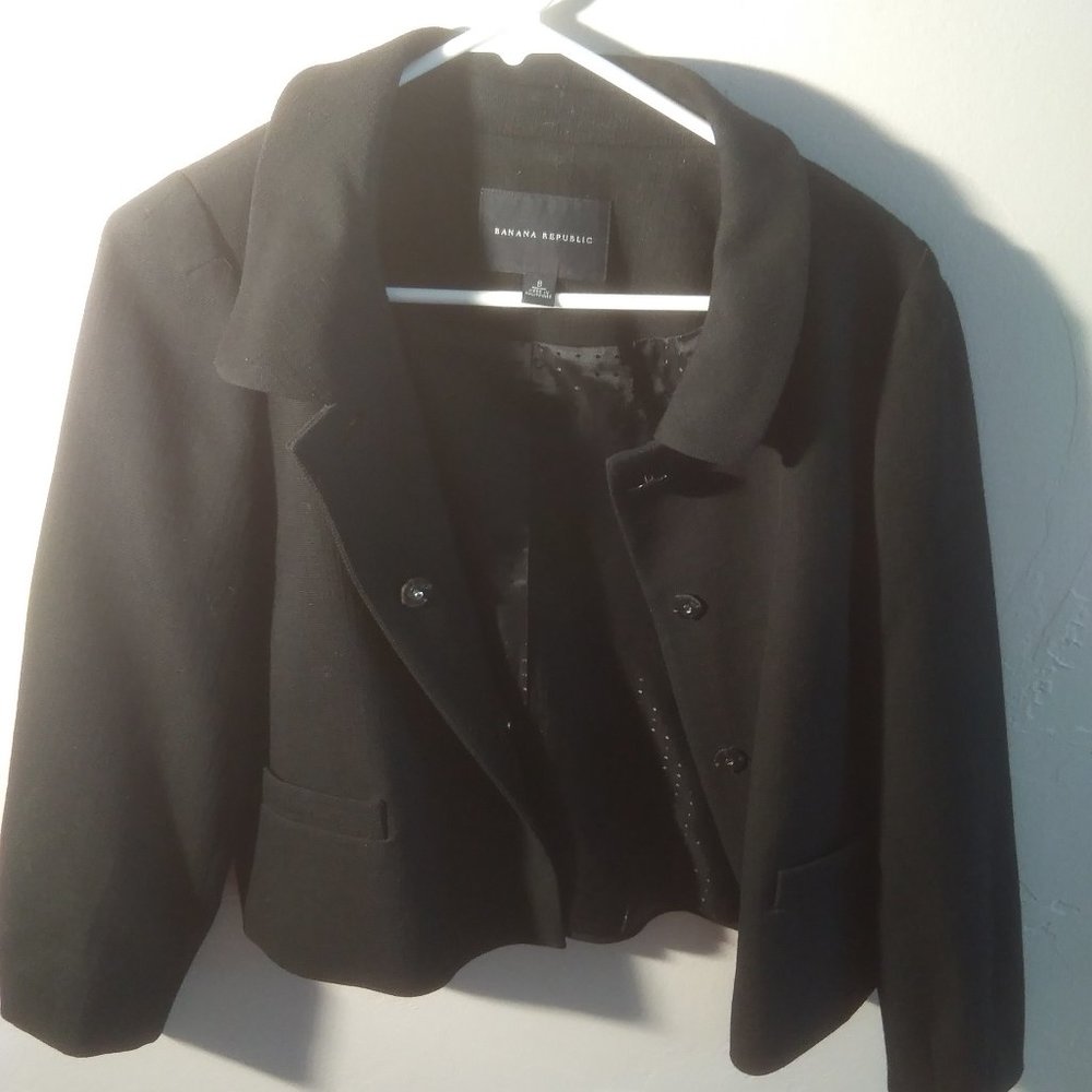 Banana Republic Short Black Jacket
